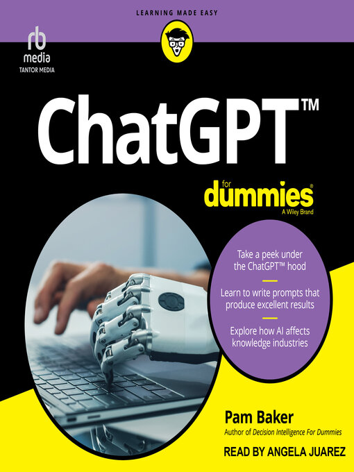 Title details for ChatGPT For Dummies by Pam Baker - Available